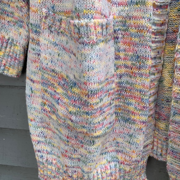 *NEW* Open front Multi coloured sweater.  Size 1XL. - Picture 2 of 6